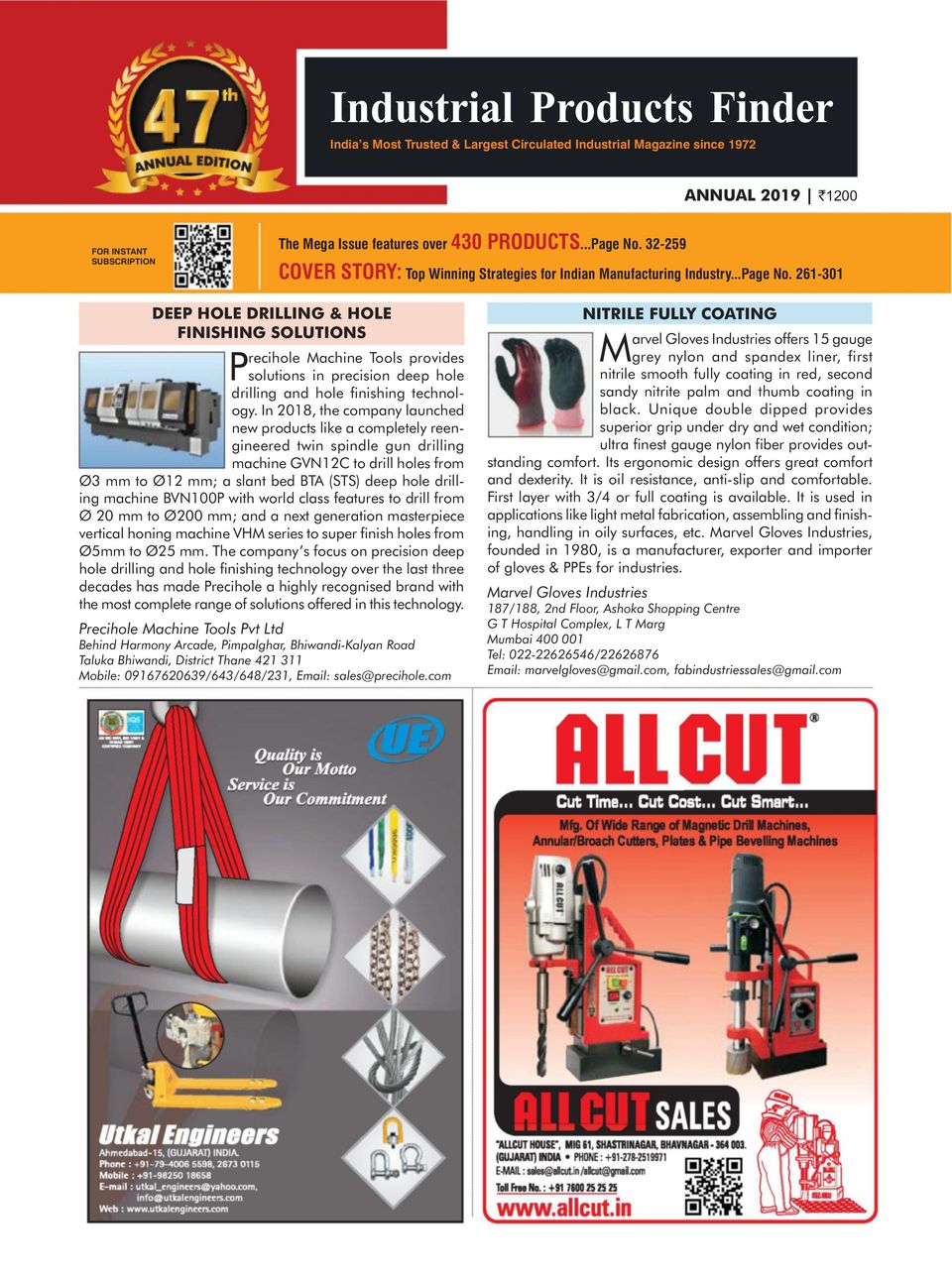 Industrial Products FinderAnnual 2019 Magazine